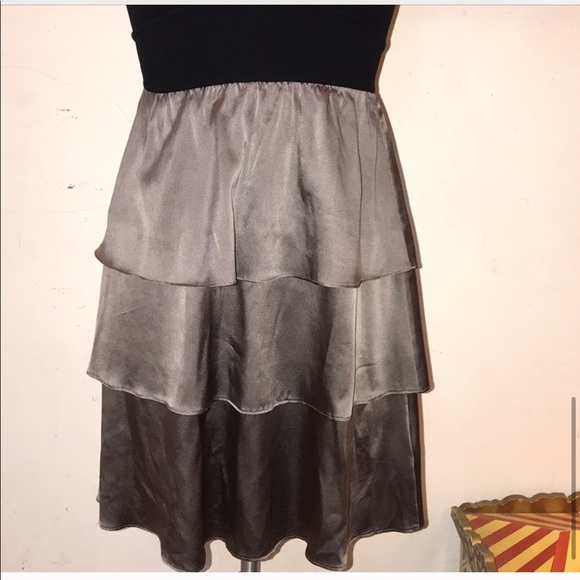 Theory Adedra Sirenity Tiered Silk Dress Size M - Picture 6 of 8